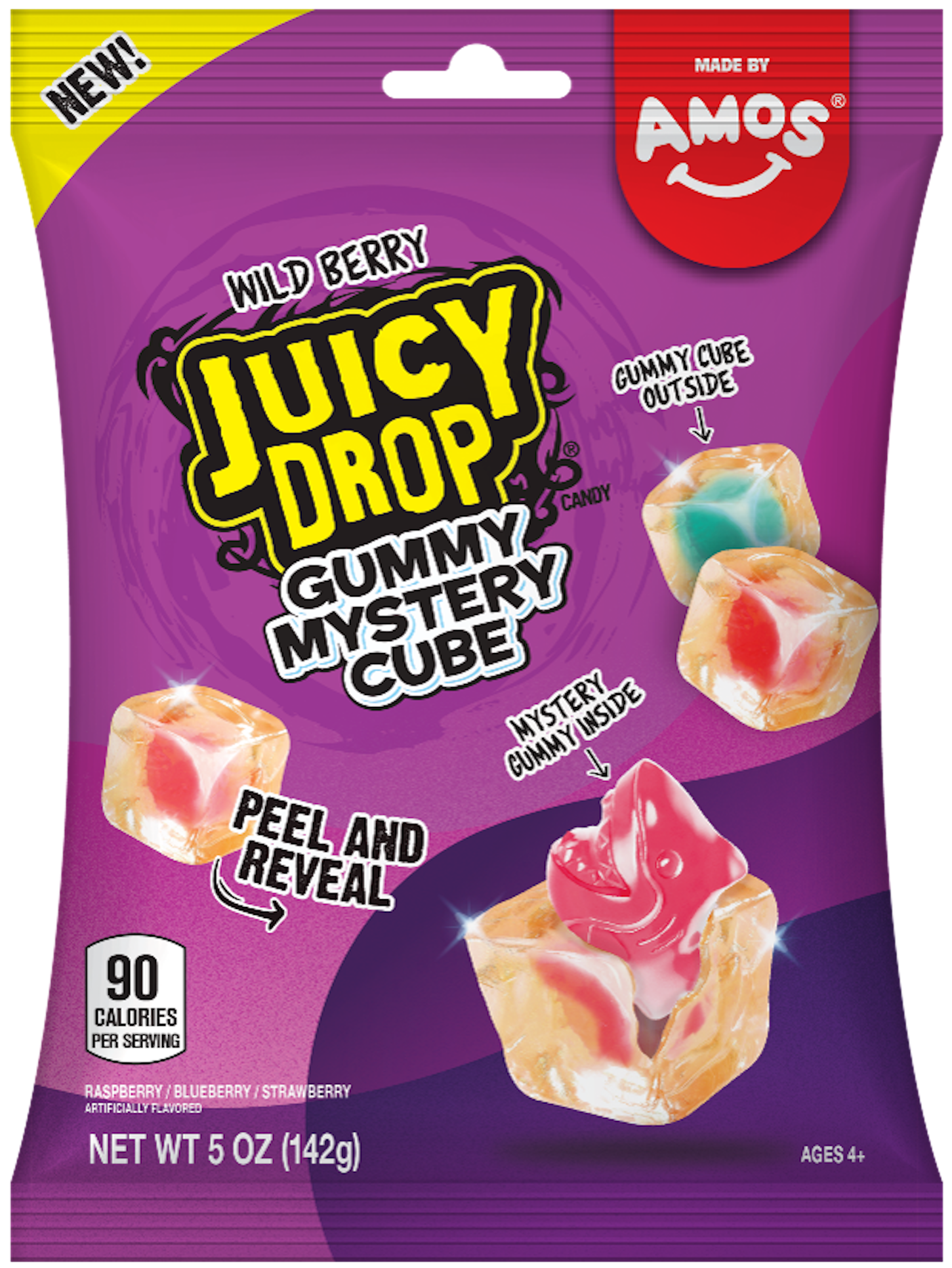 Juicy Drop® Gummy Mystery Cube Wild Berry